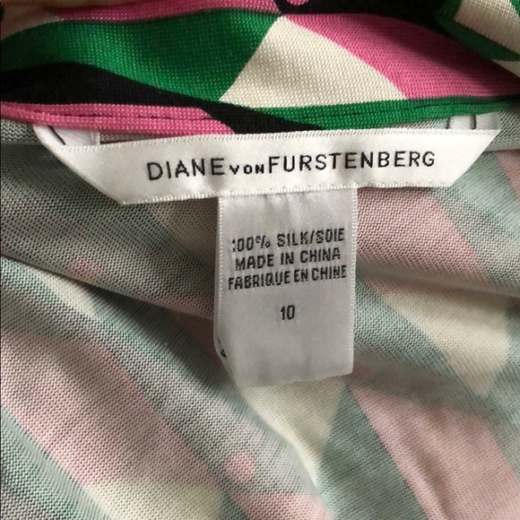 Dvf Polo check new Jeanne dress size 10 - Picture 7 of 8